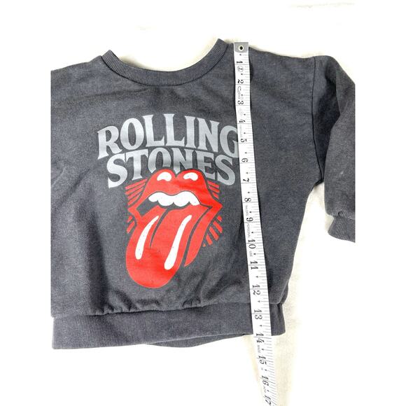 Rolling Stones Toddler Sweatshirt Gray Tongue Logo - Picture 3 of 6